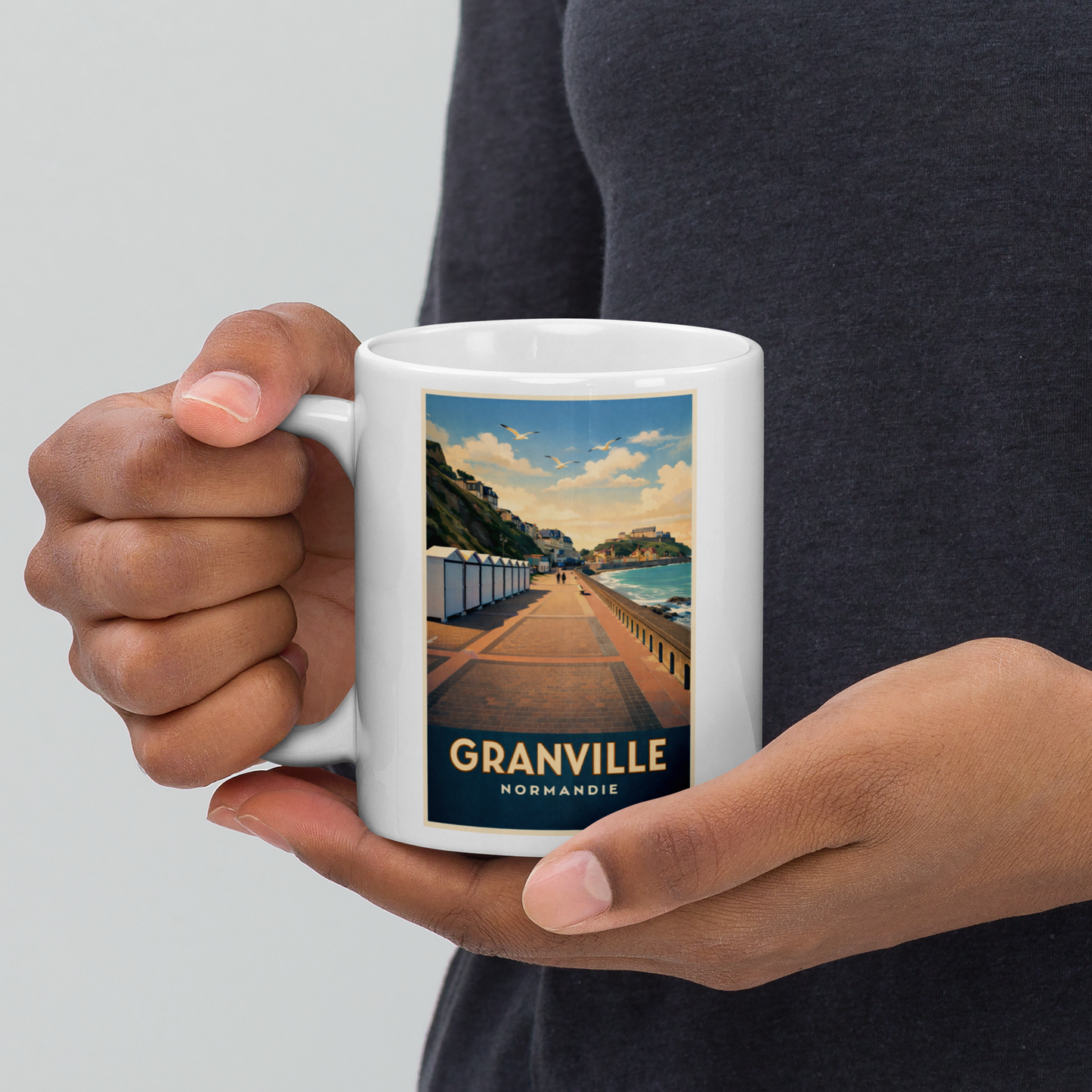 mug Granville Normandie vintage 